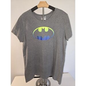 UNDER ARMOR Batman Women's T-shirt XL Heatgear‎ Semi-fitted -305